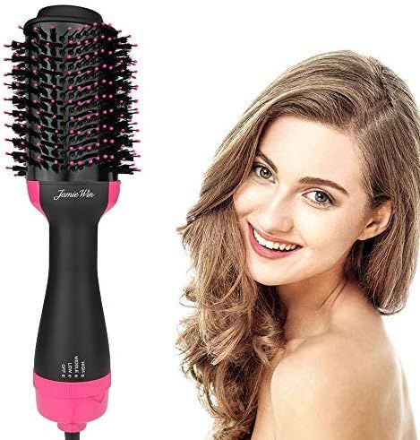 Hair Dryer Brush Hot Air Brush - 4 in 1 Hair Dryer and Volumizer Brush Negative Ionic Salon Hair ... | Amazon (US)