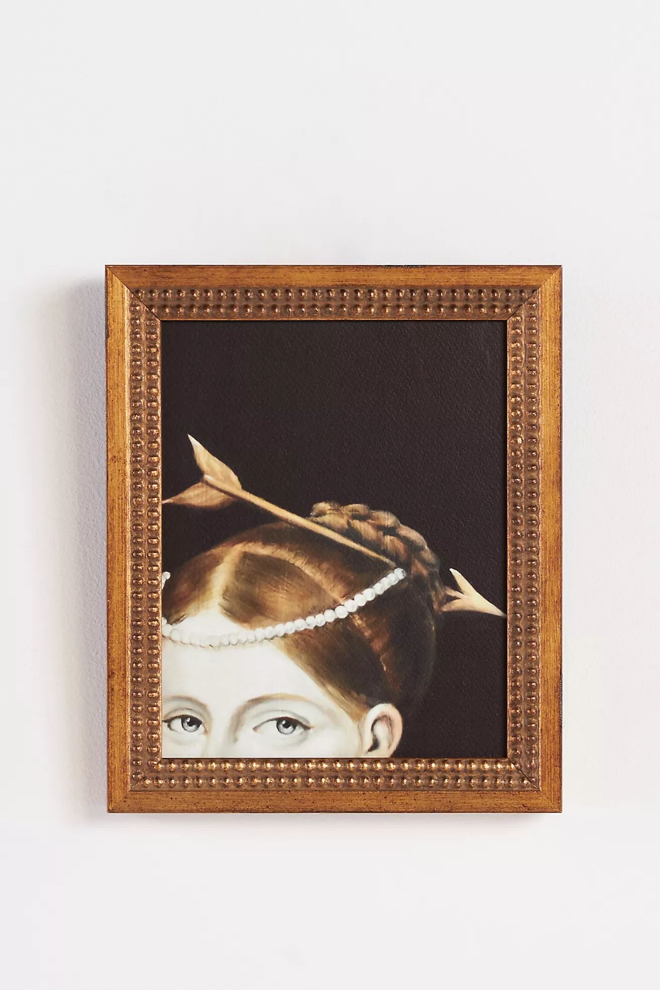 Portrait of a Lady with Arrow and Pearls Wall Art | Anthropologie (US)