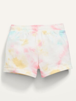 Functional-Drawstring Printed French Terry Shorts for Toddler Girls | Old Navy (US)