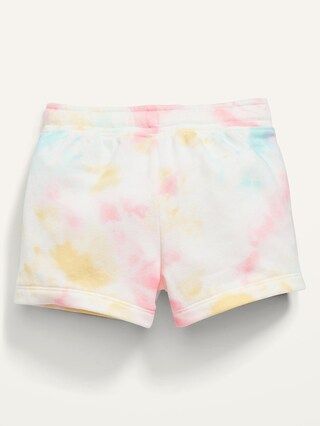 Functional-Drawstring Printed French Terry Shorts for Toddler Girls | Old Navy (US)
