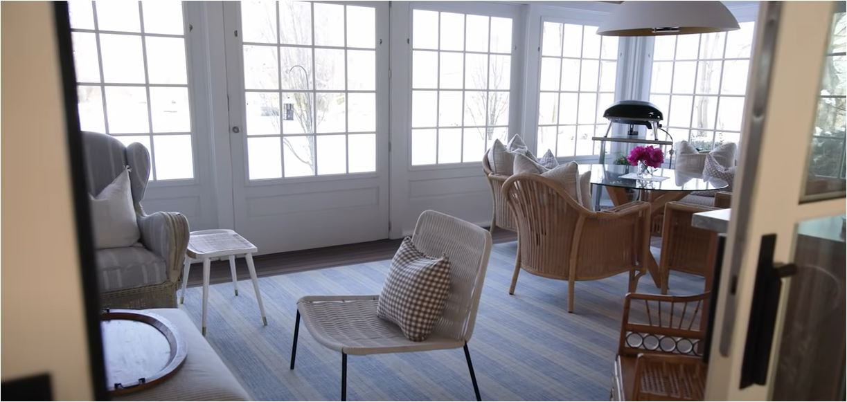 Get the Look! 
Nicola's Home SUN ROOM / SCREENED PORCH from the Homeworthy video 

 