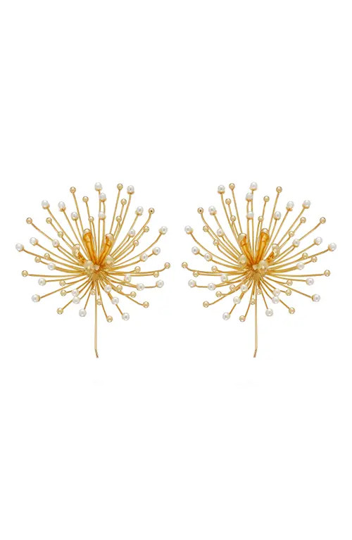 Cult Gaia Damita Faux Pearl Earrings at Nordstrom | Nordstrom