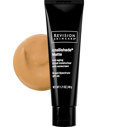 Revision Skincare Intellishade® Matte SPF 45 Anti-Aging Tinted Sunscreen for Face, Oil-Free Moisturizer with SPF and Vitamin C, Pore Minimizing Sunscreen for Oily and Combination Skin, 1.7 oz | Amazon (US)