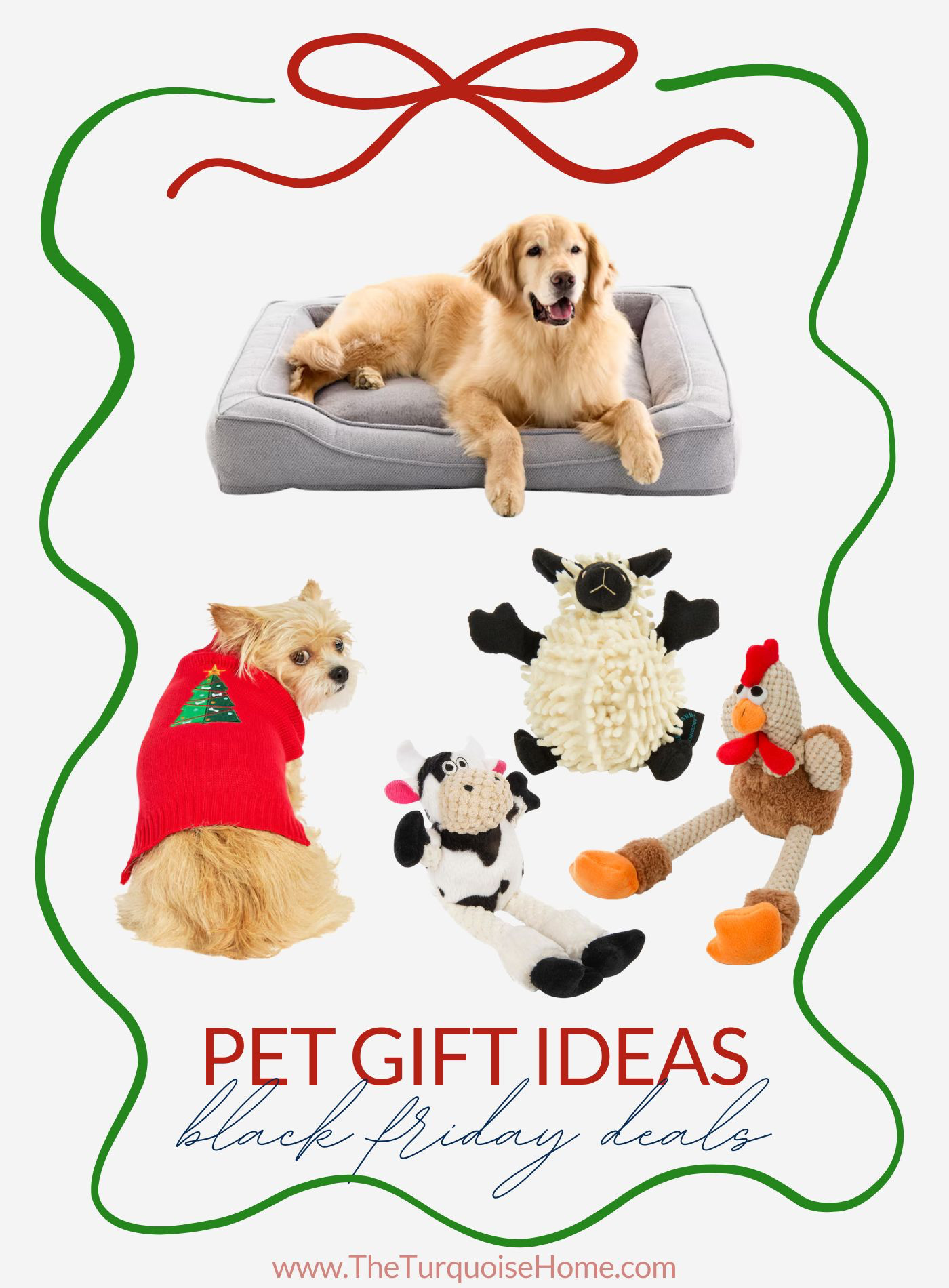 Don’t forget the fur babies while you’re snagging all the Black Friday deals. 🐾🎄 #ad #LowesPartner @loweshomeimprovement

Winnie is obsessed with her new Heart & Herd goodies from Lowe’s! The ultra-soft bolster bed, squeaky farm-animal toys, and the cutest little Christmas sweater that keeps her warm and festive all winter long.

Here are the deals running now at Lowe’s this Black Friday in the Heart & Herd line:
- Save $10 off the large bolster pet bed
- $3 off select pet sweaters
- 50% off select pet toys

Such a fun way to spoil your pup this season. Tap any image to shop these Black Friday pet finds from Lowe’s, now through December 3rd! 🐶✨ 
 

 #LTKCyberWeek #LTKGiftGuide #LTKHome