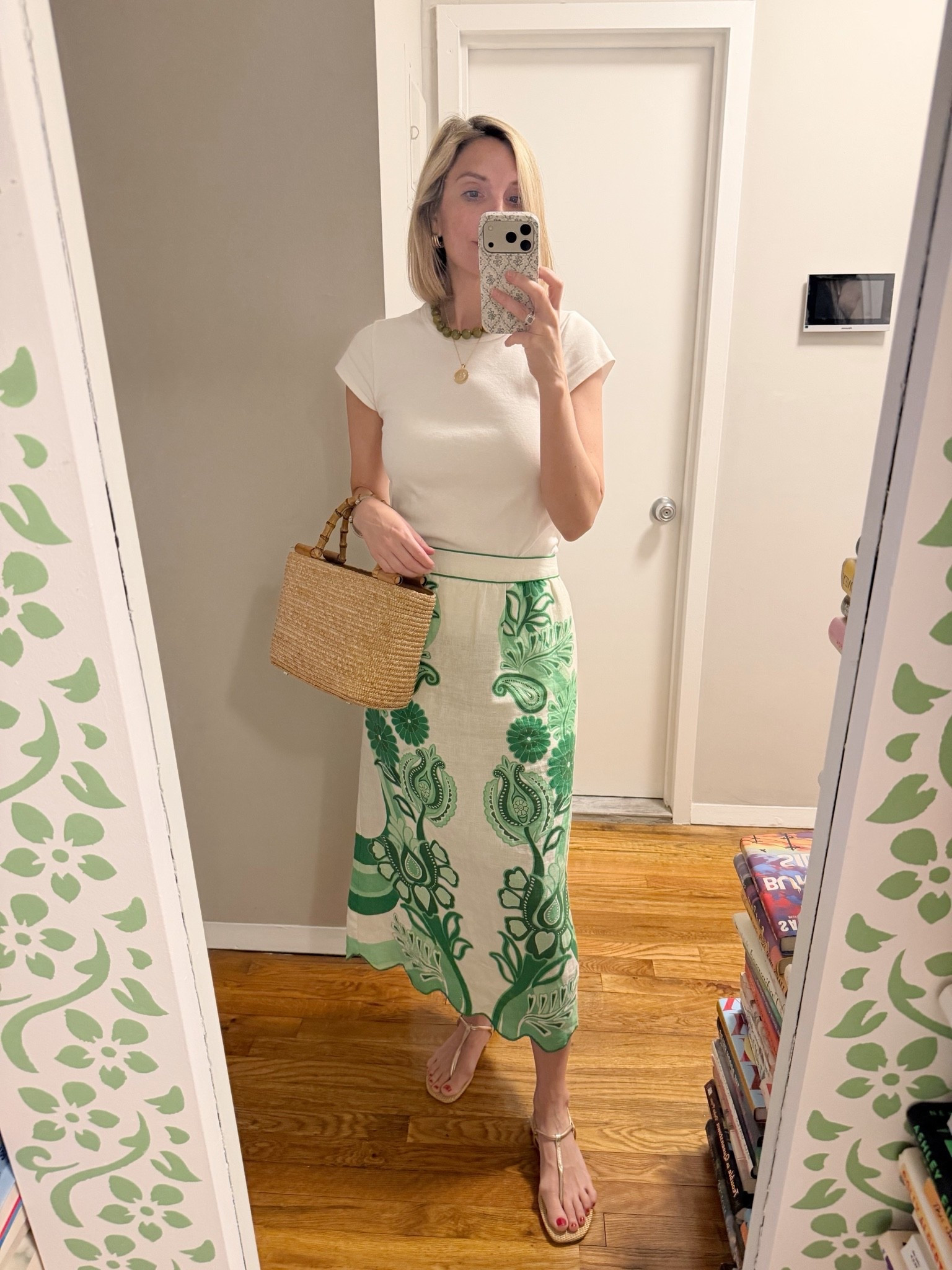 Outfit I wore to an event - skirt is old but I found a few sizes on the real real. Linked very similar items or the exact items for the rest. A casual yet elevated summer look to replicate.

#LTKSaleAlert #LTKgrwm #LTKootd