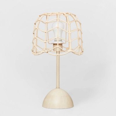 Rattan Table Lamp Natural - Pillowfort™ | Target