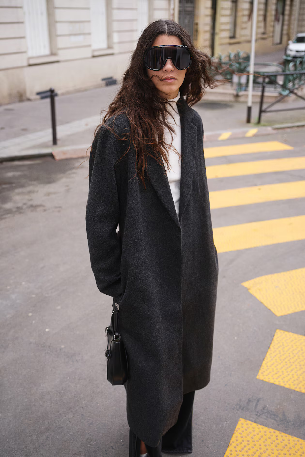 Brushed-Finish Tie-Belt Coat | H&M (US + CA)