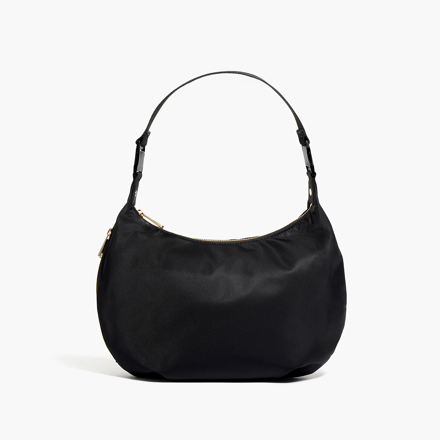 Lo & Sons Aoyama Nylon Crossbody Bag - Nylon - Black/Gold/Lavender | Lo & Sons