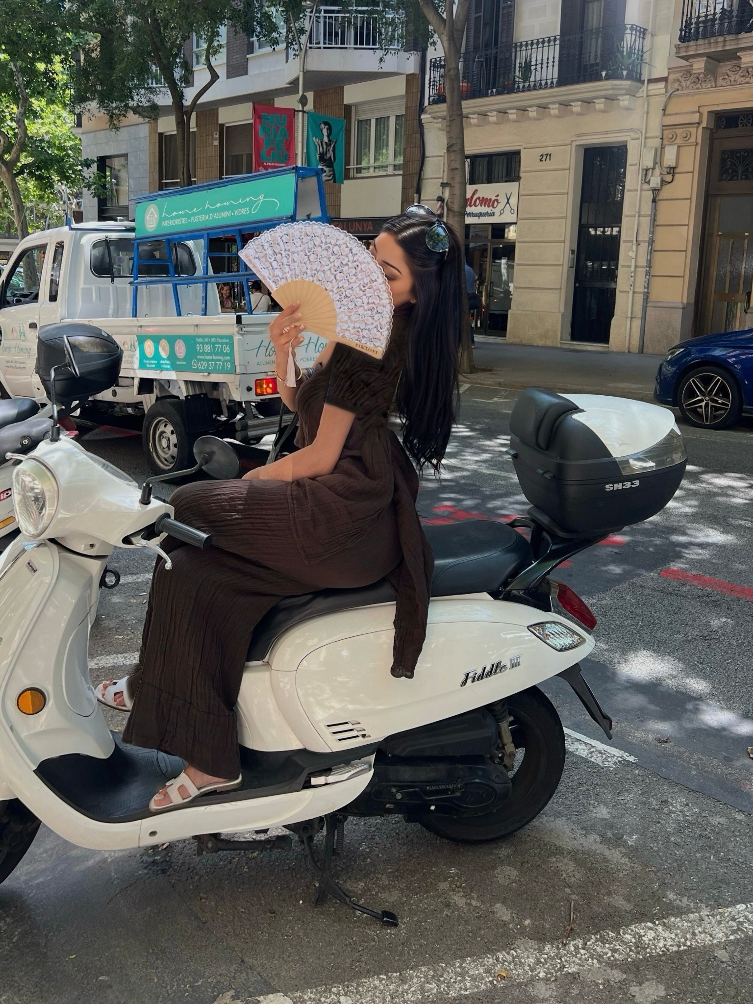 brown zara set size XS:
top: 7724/104 
bottom: 7721/104 
I twisted the top around and made adjustments which is why it might look a little different than the original 