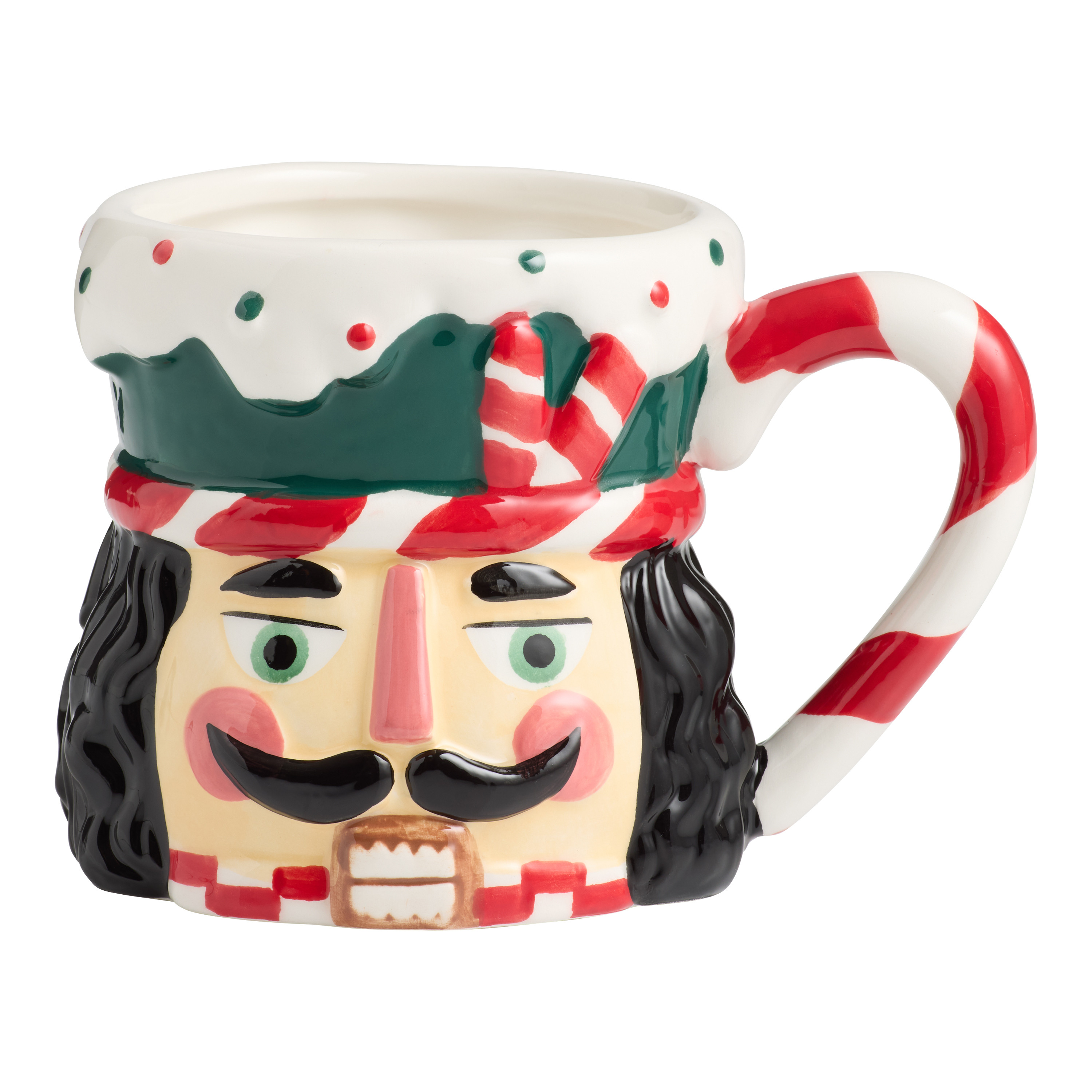 Sugarplum Nutcracker Hand Painted Figural Ceramic Mug | World Market