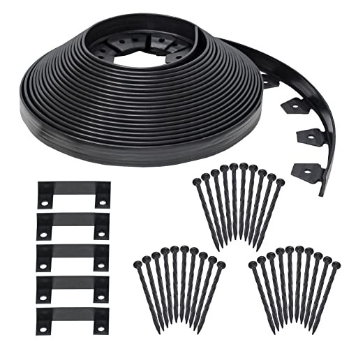 EasyFlex 3000-100C Traditional No-Dig Landscape Edging, 100 Feet, Black | Amazon (US)
