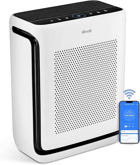 LEVOIT Air Purifiers for Home Large Room Up to 1800 Ft² in 1 Hr with Washable Filters, Air Quali... | Amazon (US)
