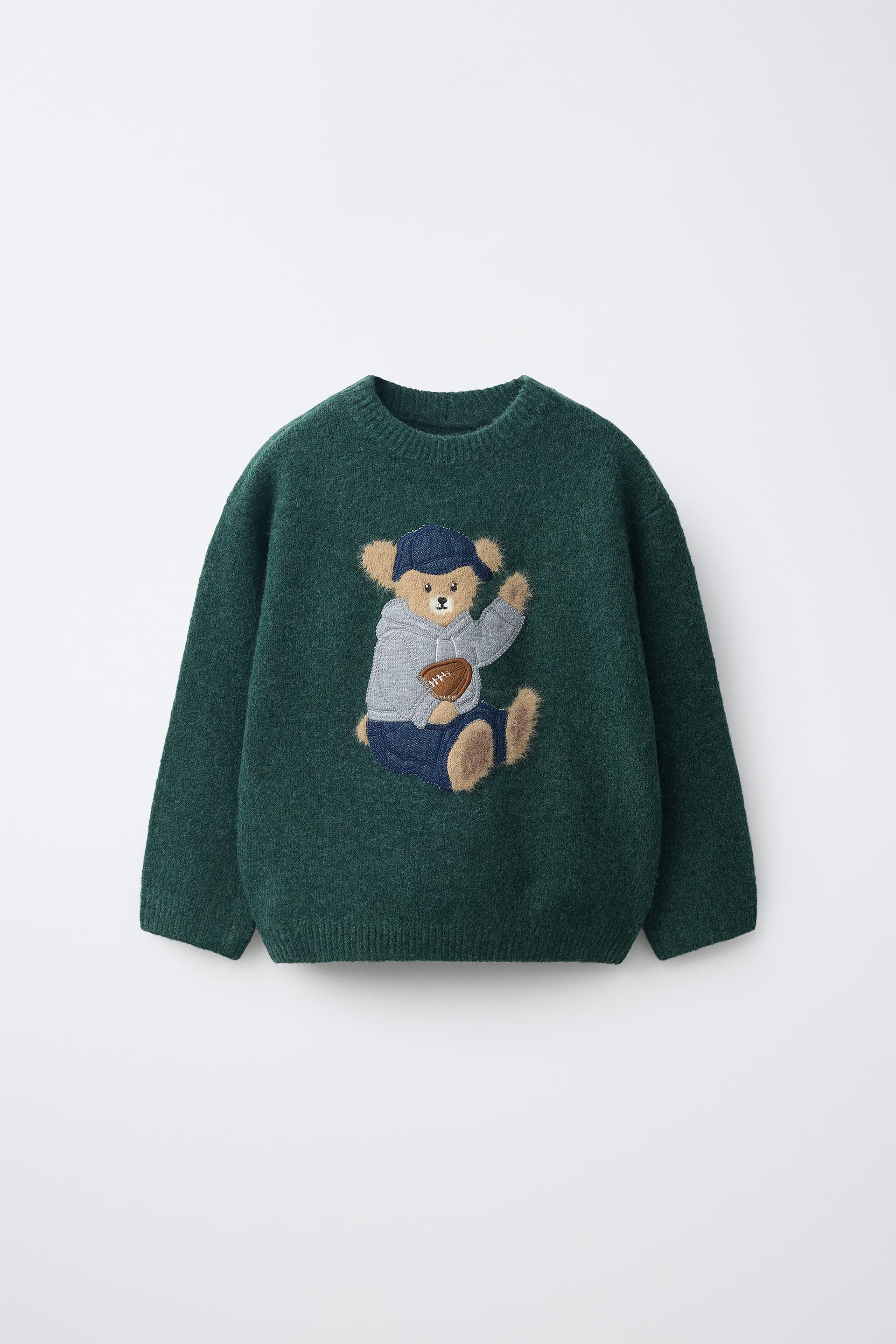 Zara - Intarsia Bow Cardigan Harry Lambert For Zara X Disney - Women - Light Blue - Women | Zara US