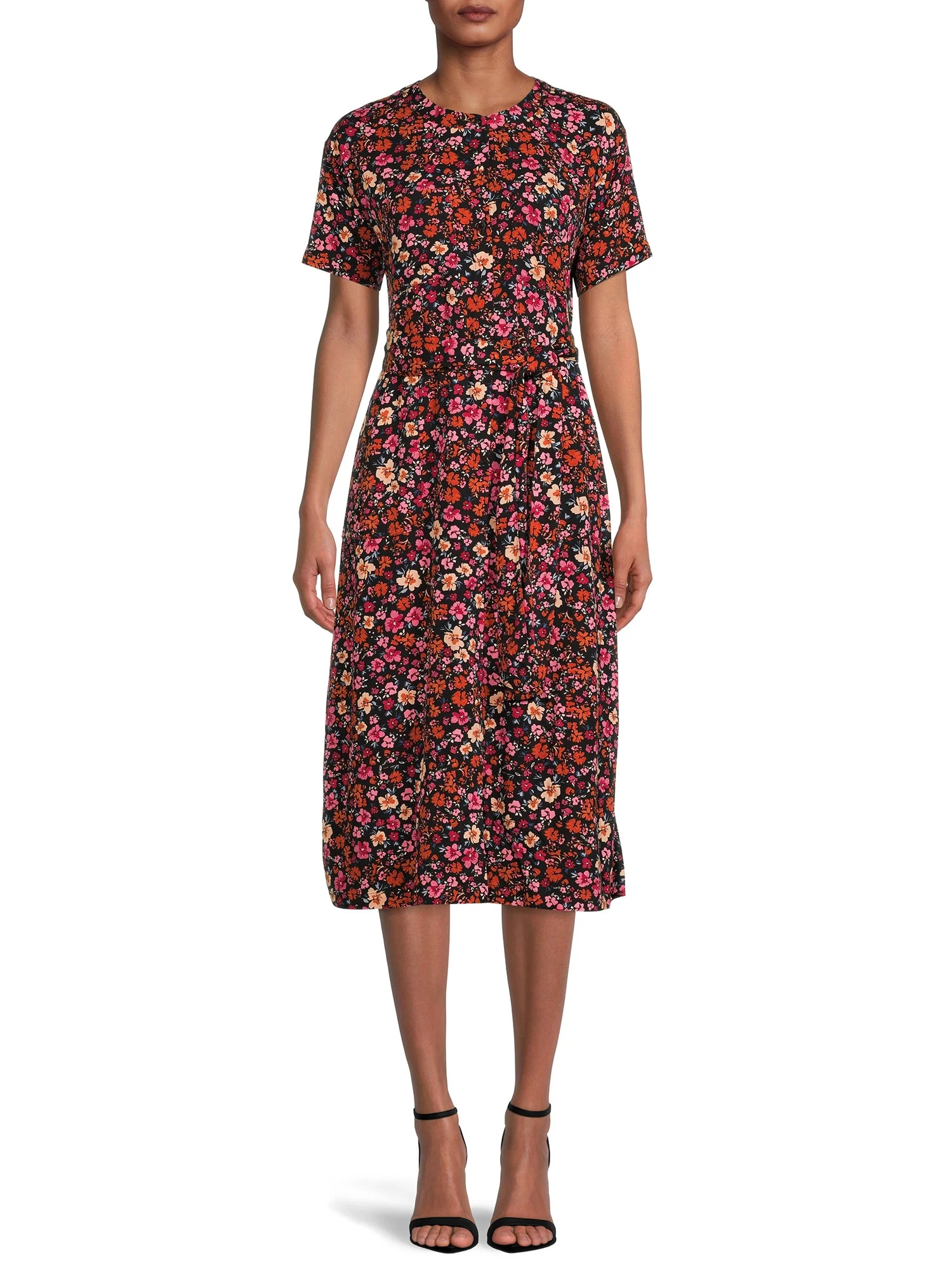 Time and Tru Women's Utility Shirt Dress | Walmart (US)