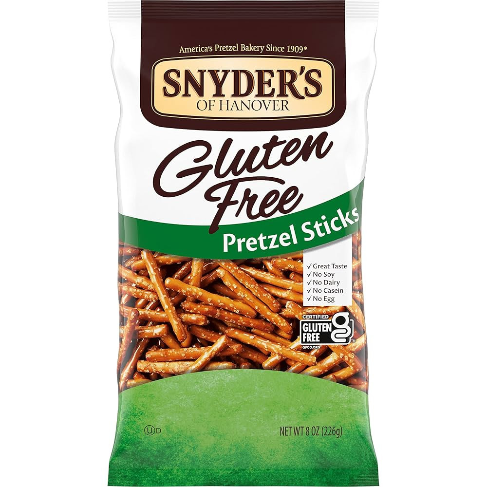 Snyder's of Hanover Pretzels, Gluten Free Pretzel Sticks, 8 Oz | Amazon (US)