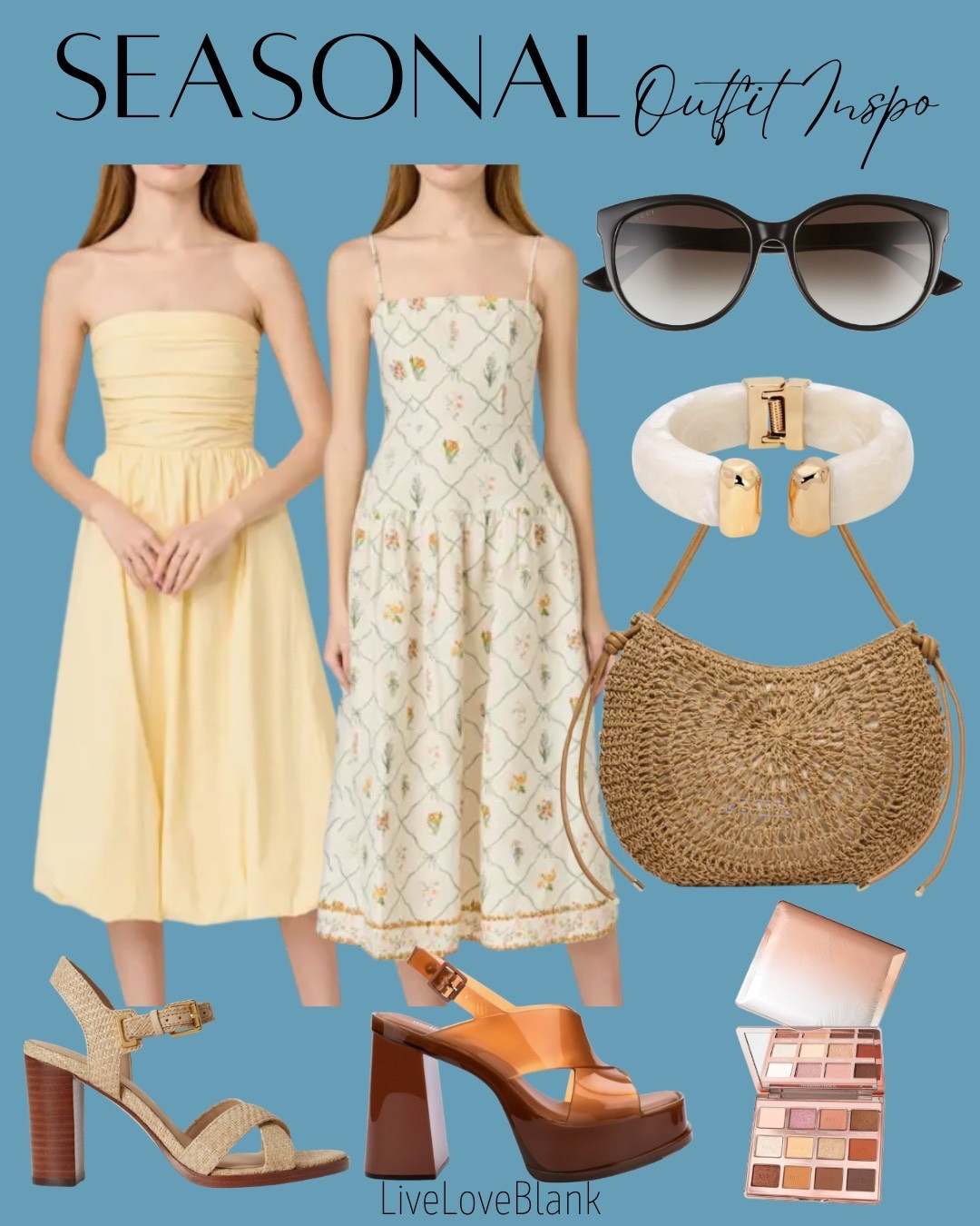 Seasonal outfit ideas
Spring dresses 
Vacation outfits 
Trending sandals

#LTKOver40 #LTKSeasonal #LTKootd
