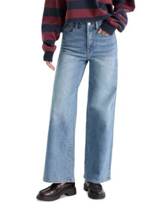 Good American Women's High-Rise Palazzo Ankle Jeans - Cedarwick | Macy's