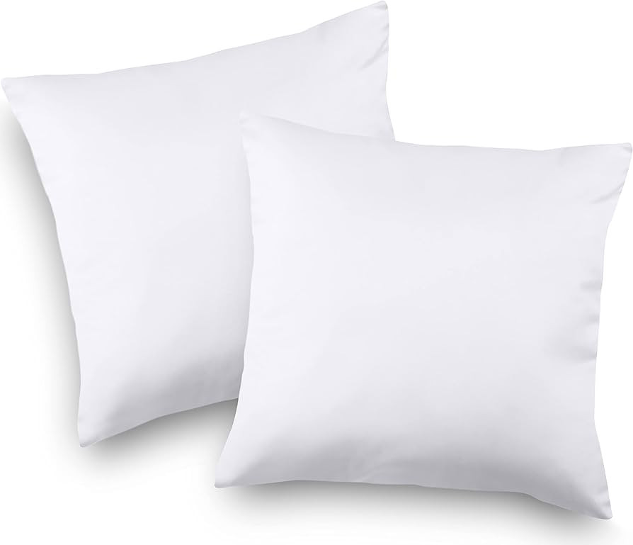 Utopia Bedding Throw Pillows Insert (Pack of 2, White) - 26 x 26 Inches Bed and Couch Pillows - I... | Amazon (US)
