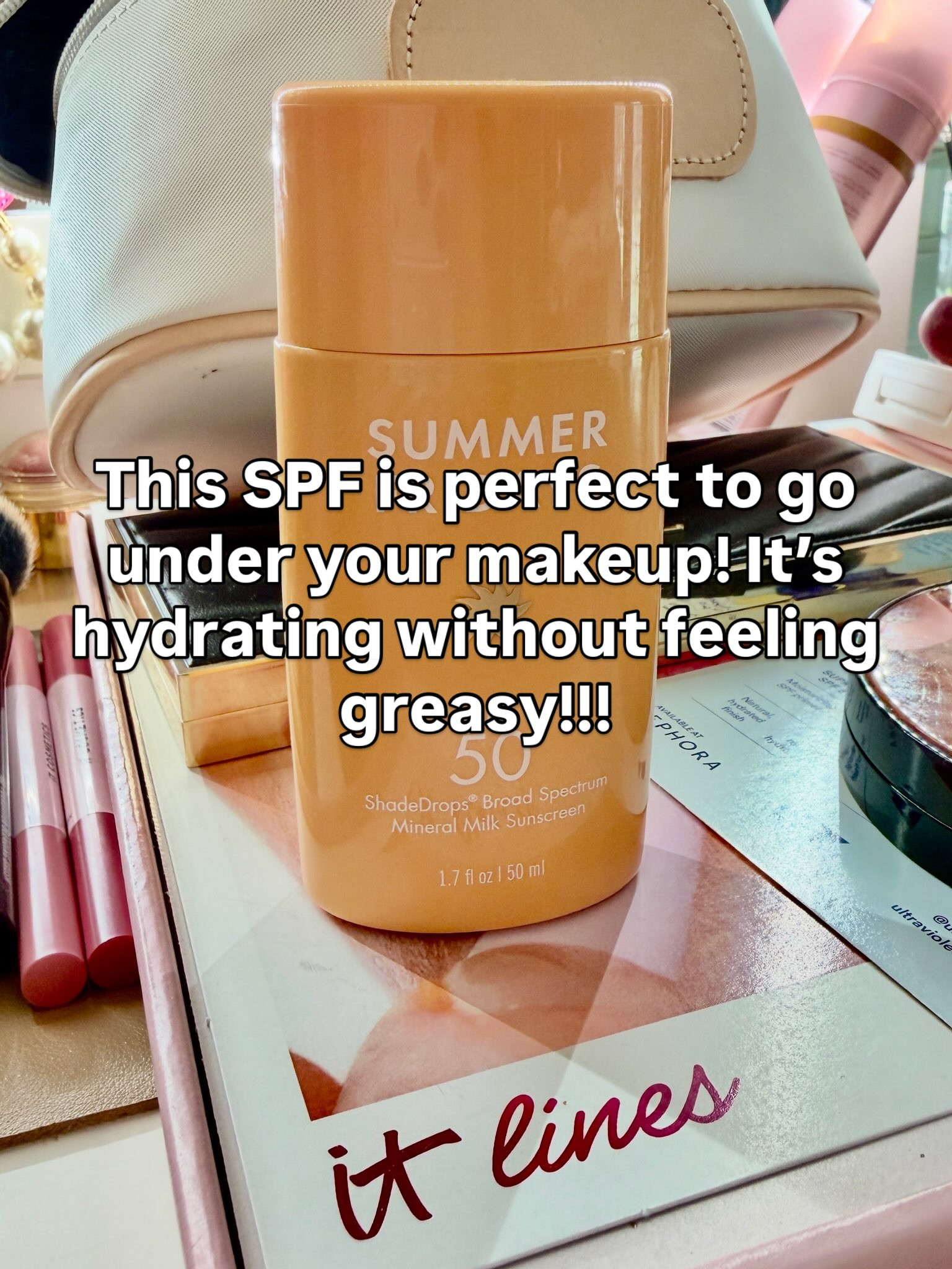 This SPF is perfect to go under your makeup!
-
makeup, beauty, skincare, makeup over 40, makeup over 50, mature skin, grwm, sephora, ulta 

 #LTKgrwm #LTKmomlife #LTKBeauty