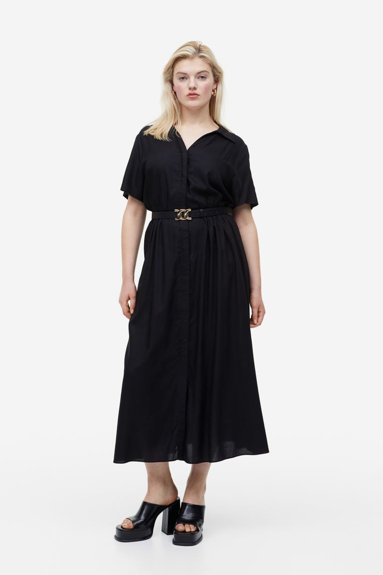 Tie Belt Shirt Dress | H&M (US + CA)