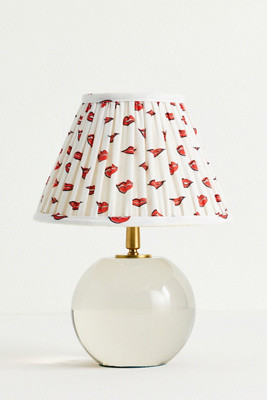 Pooky The Katherine Cordless Rechargeable Glass Table Lamp | Anthropologie (US)