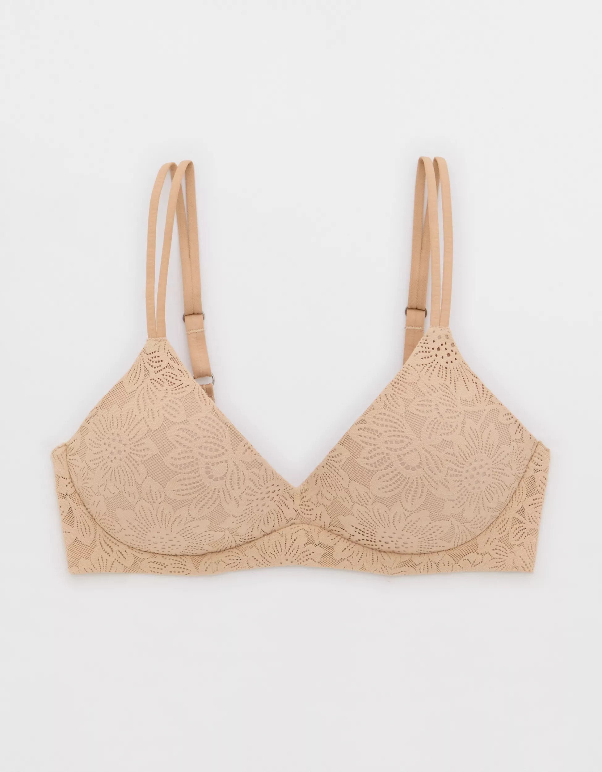 Sunnie Bloom Lace Wireless Push Up Bra | Aerie