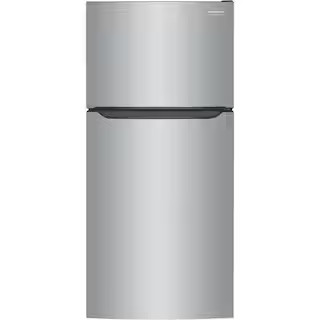 30 in. 18.3 cu. ft. Top Freezer Refrigerator in Stainless Steel | The Home Depot