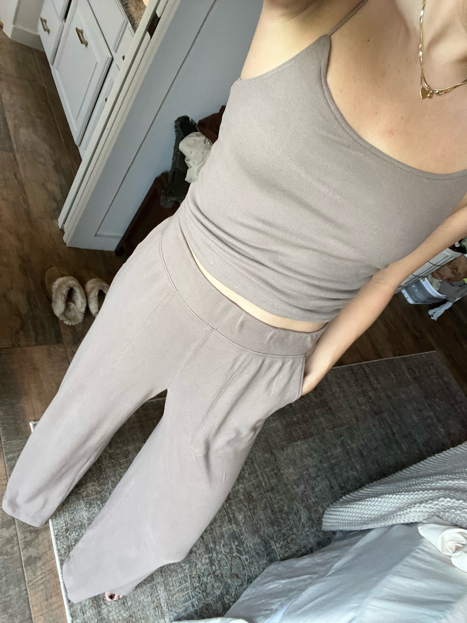 The softest pajamas I own! 

#pajamas #loungewear #cozy #neutrals #comfy #mama #cozynightin 

#LTKGiftGuide #LTKFindsUnder50