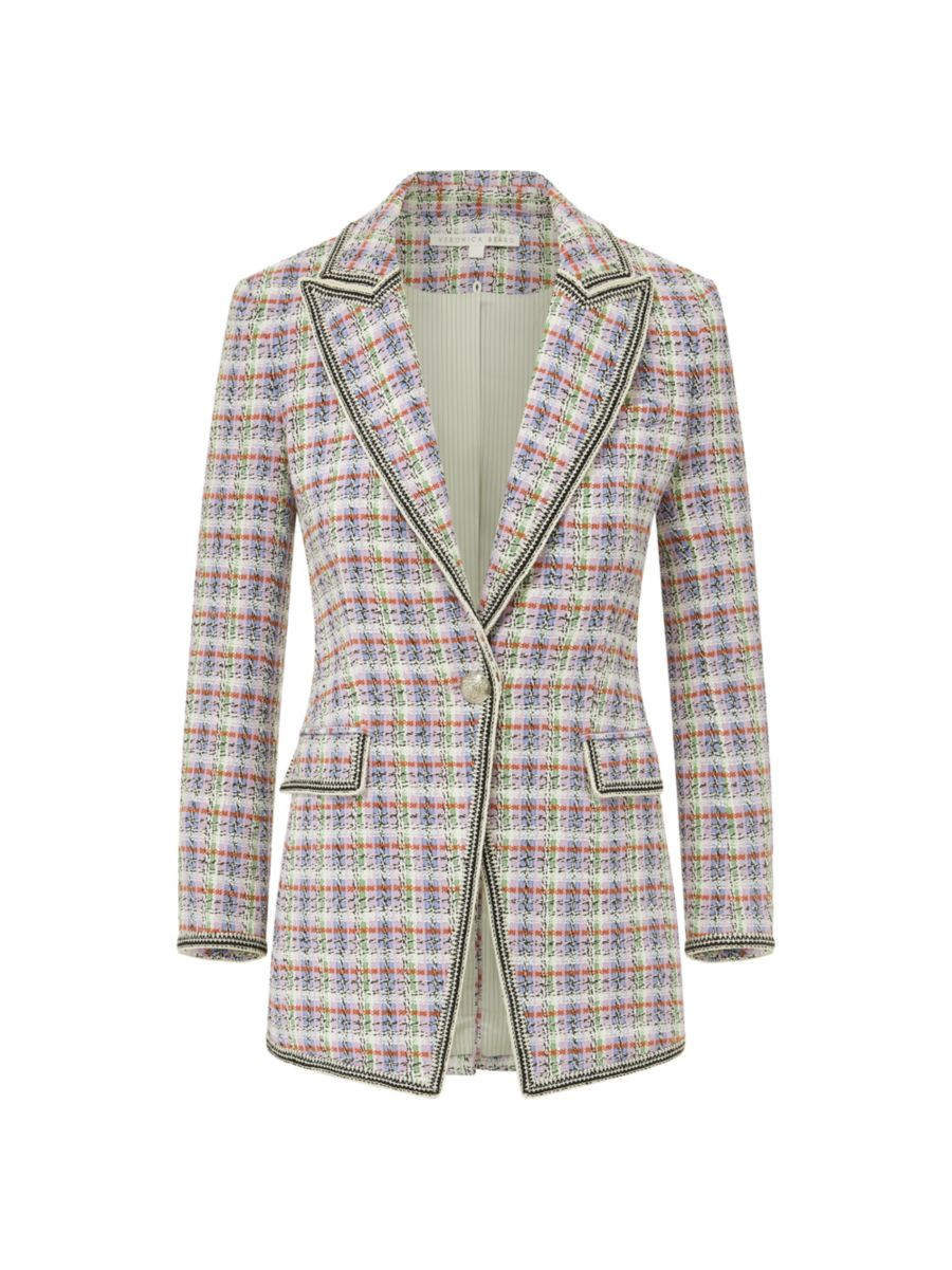 Etney Dickey Plaid Blazer | Saks Fifth Avenue