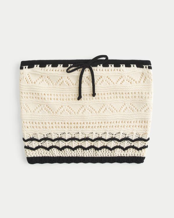 Crochet-Style Tube Top | Hollister (US)