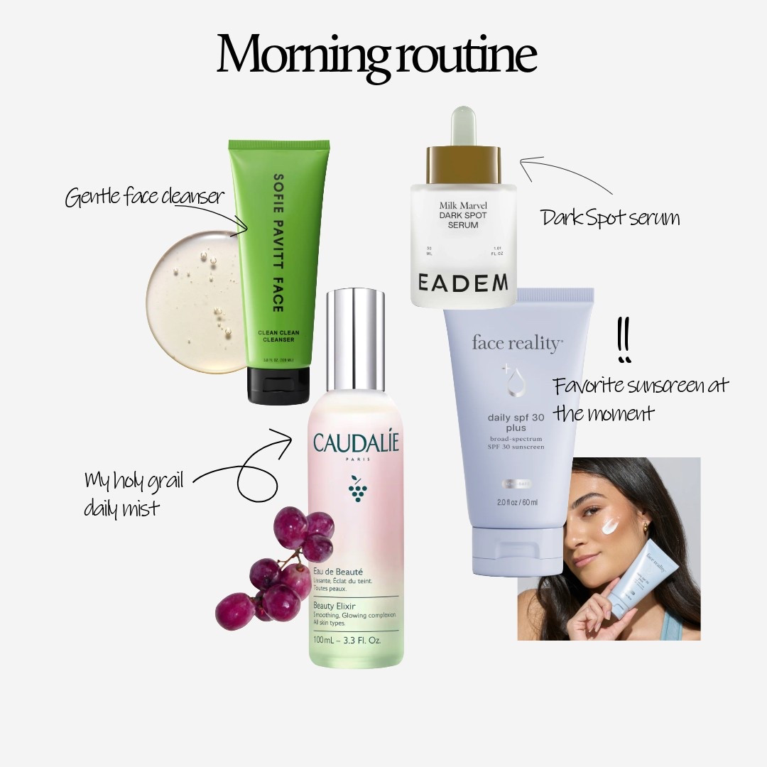 Morning skincare routine with affordable alternatives 

#LTKFindsUnder100 #LTKBeauty