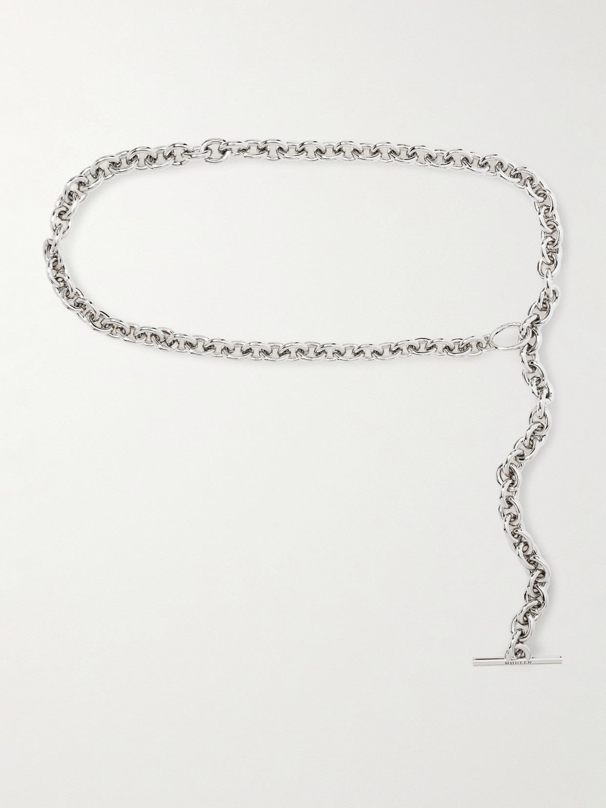 MCQUEEN - Silver-tone Chain Belt - One size | NET-A-PORTER (US)