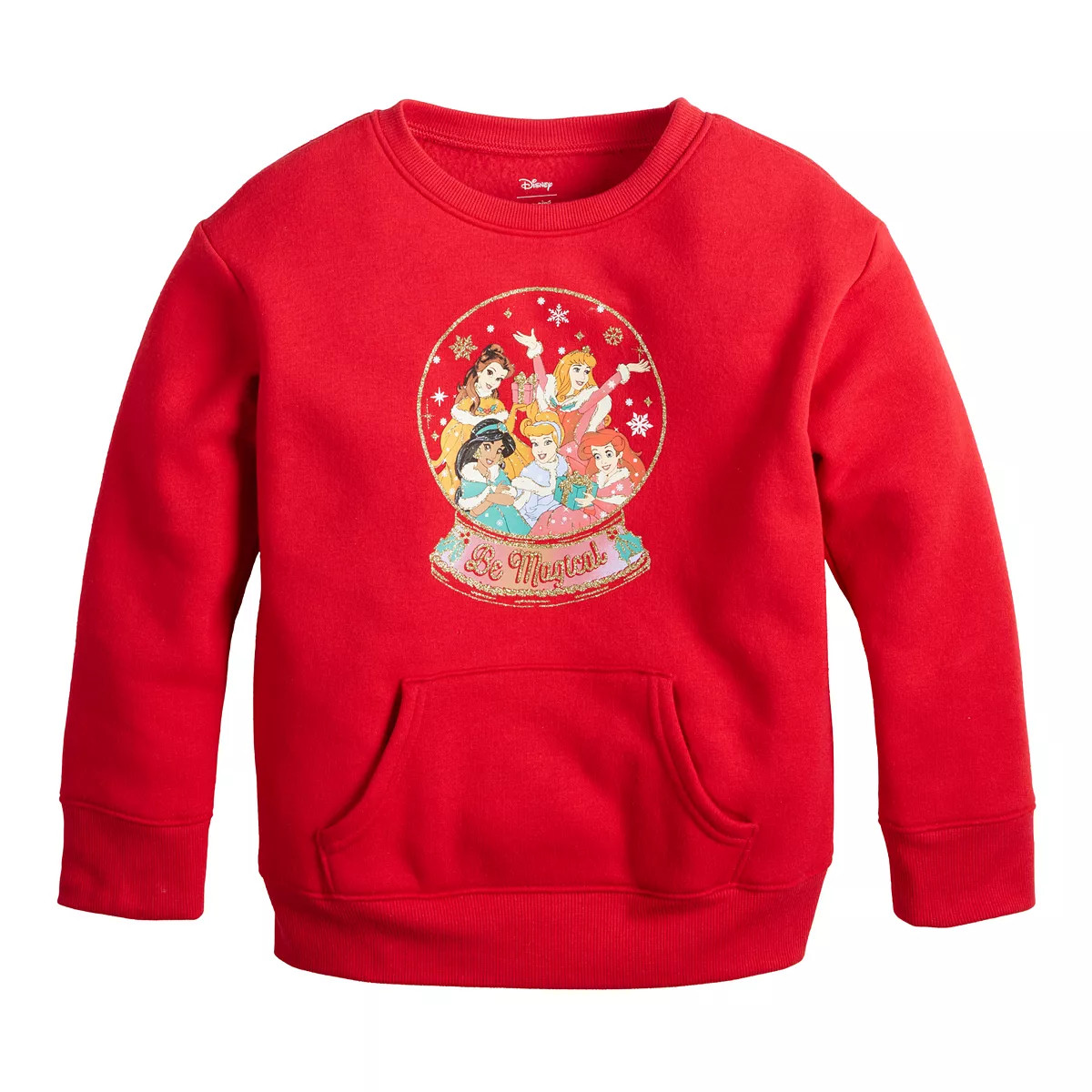 Disney Princess Toddler Girl & Girls 6-12 Physical Adaptive "So Magical" Holiday Graphic Sweatshi... | Kohl's