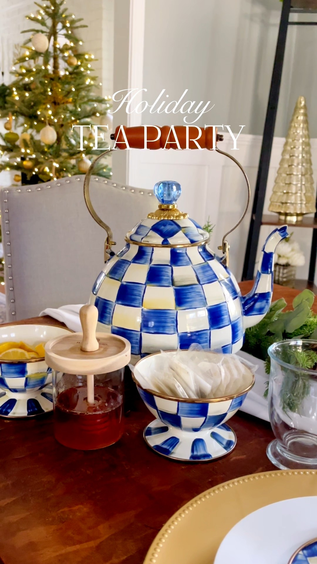 Holiday tea party… in blue! 

#LTKSeasonal #LTKHoliday #LTKHome