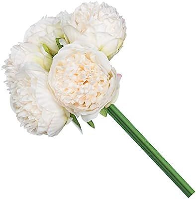 Royal Imports Artificial Peony Flowers, Silk Peonies, Use in Floral Arrangements, Bouquets, Wreat... | Amazon (US)