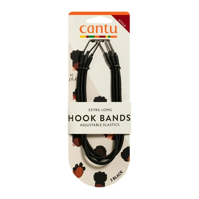 Cantu Snag-Free Elastic Ponytail & Headband Hair Ties, Unisex, 3 Ct | Walmart (US)
