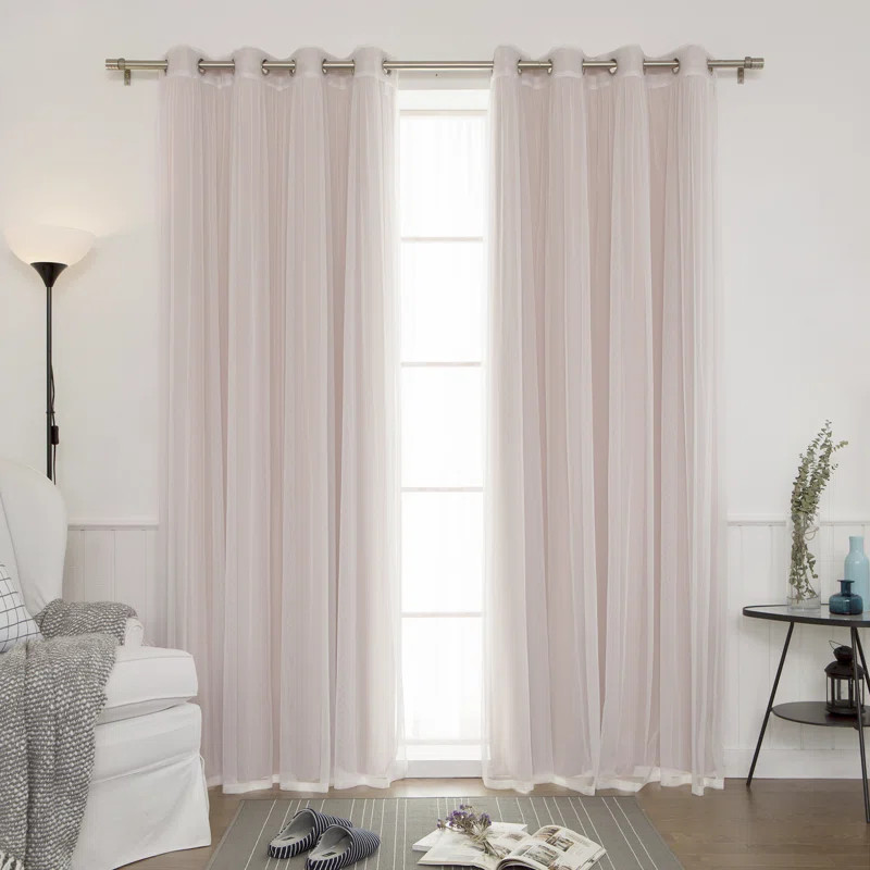 Synthetic Blackout Curtain Panel Pair | Wayfair North America