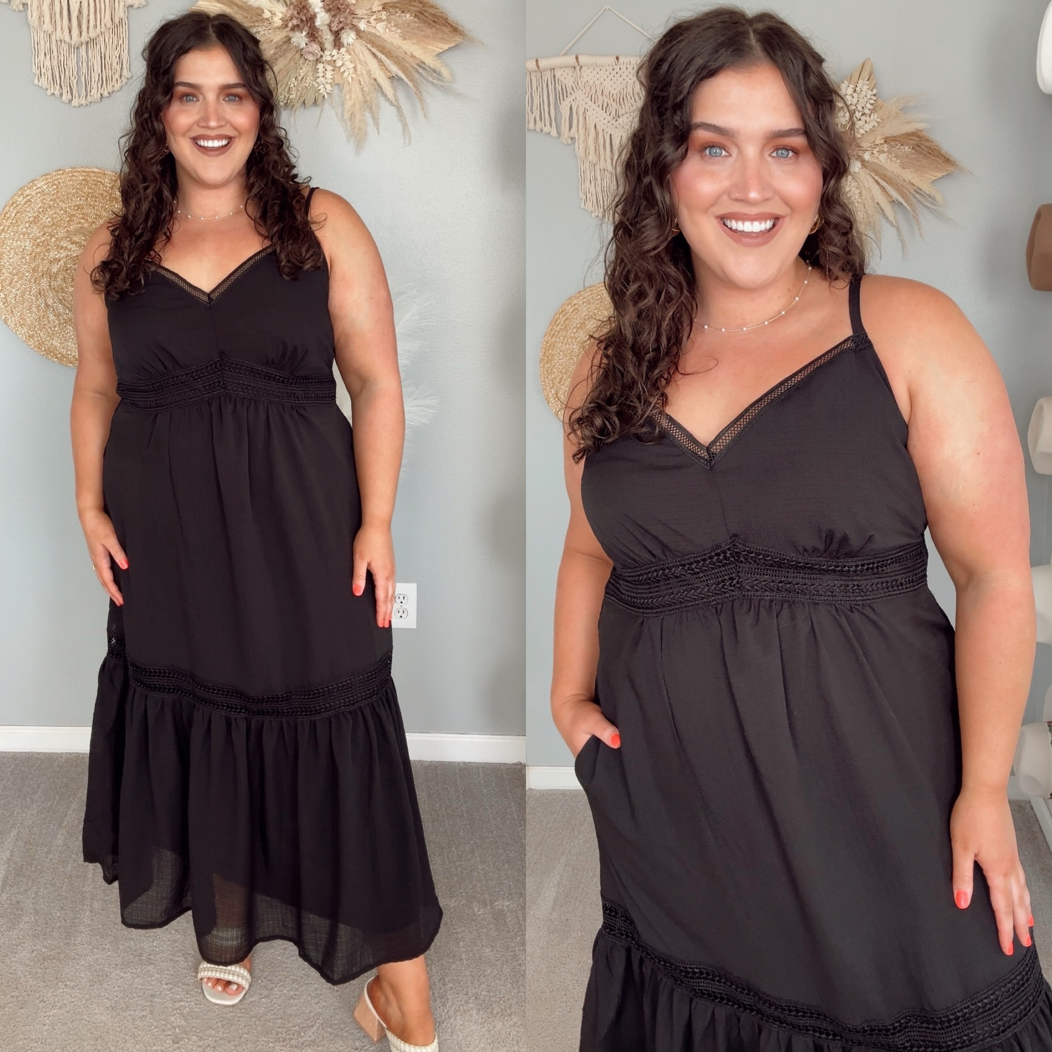 Affordable Walmart Summer dress☀️🌴🌺 Flowy black maxi dress, everyday style, vacation outfit inspo or date night style under $30
Size XXL

#LTKStyleTip #LTKFindsUnder50 #LTKPlusSize