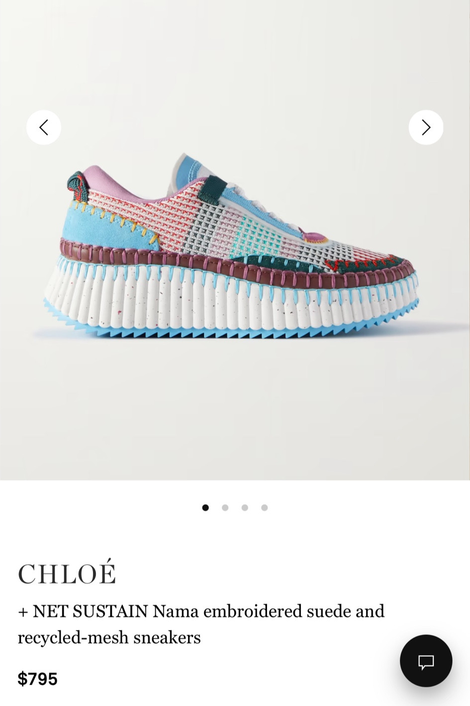 Chloe Nama Embroidered Sneakers 

#LTKstyletip #LTKshoecrush #LTKGiftGuide