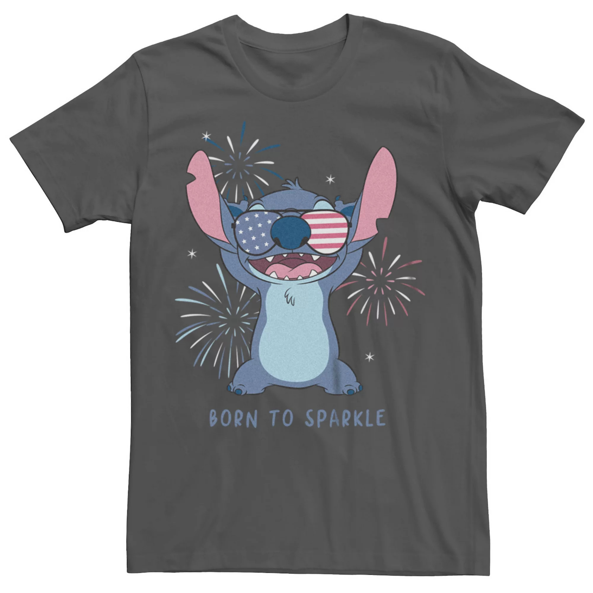 Disney's Lilo & Stitch Men's 4th of July Born to Sparkle Fireworks Tee | Kohl's