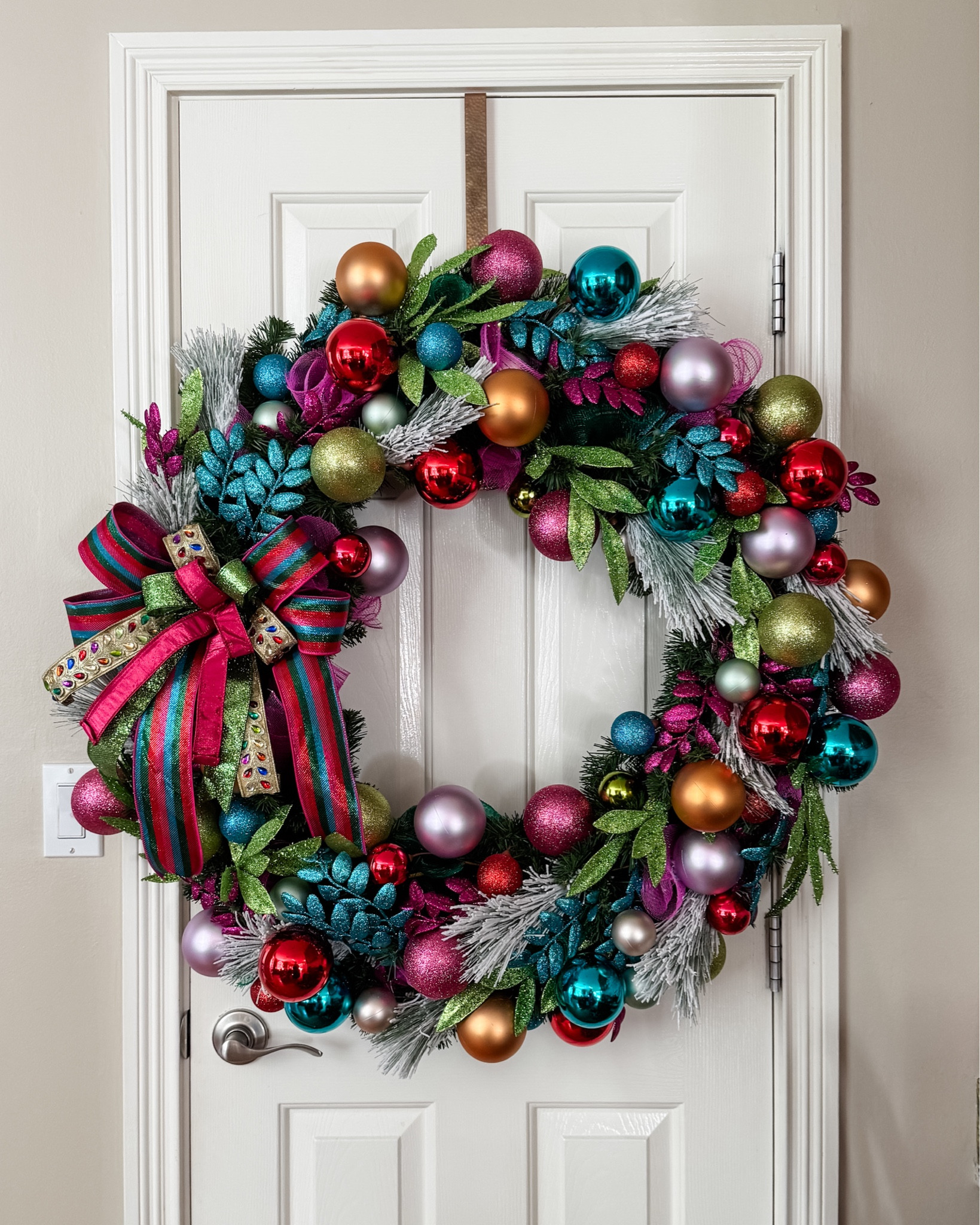 I made this fun and colorful holiday wreath - all the supplies I used are linked! 

#LTKHoliday #LTKHome #LTKSeasonal