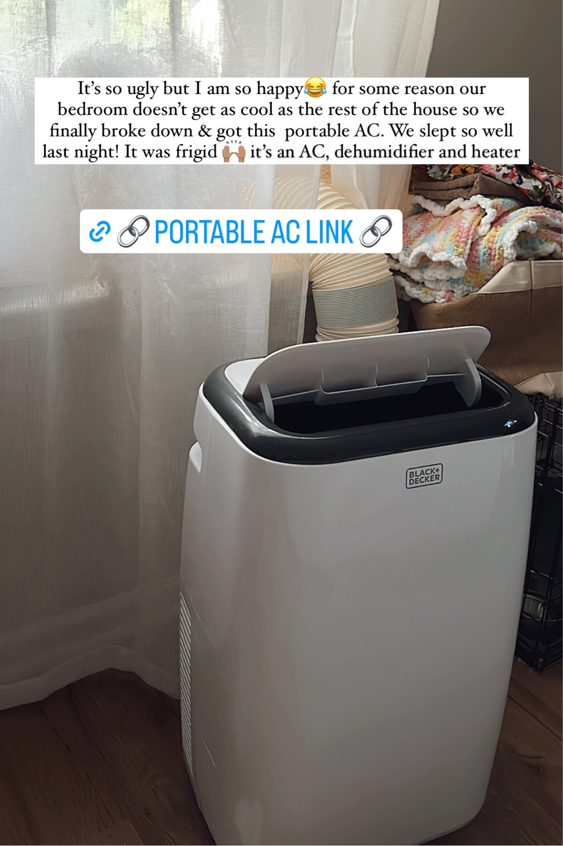 Portable air conditioner under $300 

Walmart products
Air conditioner
Summer heat 
Electronics 

#LTKfamily #LTKkids #LTKhome