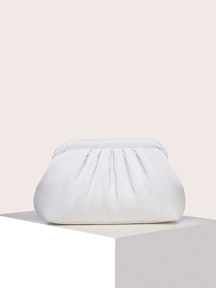 Clouds Fold-Over Clasp Handheld Bag | SHEIN