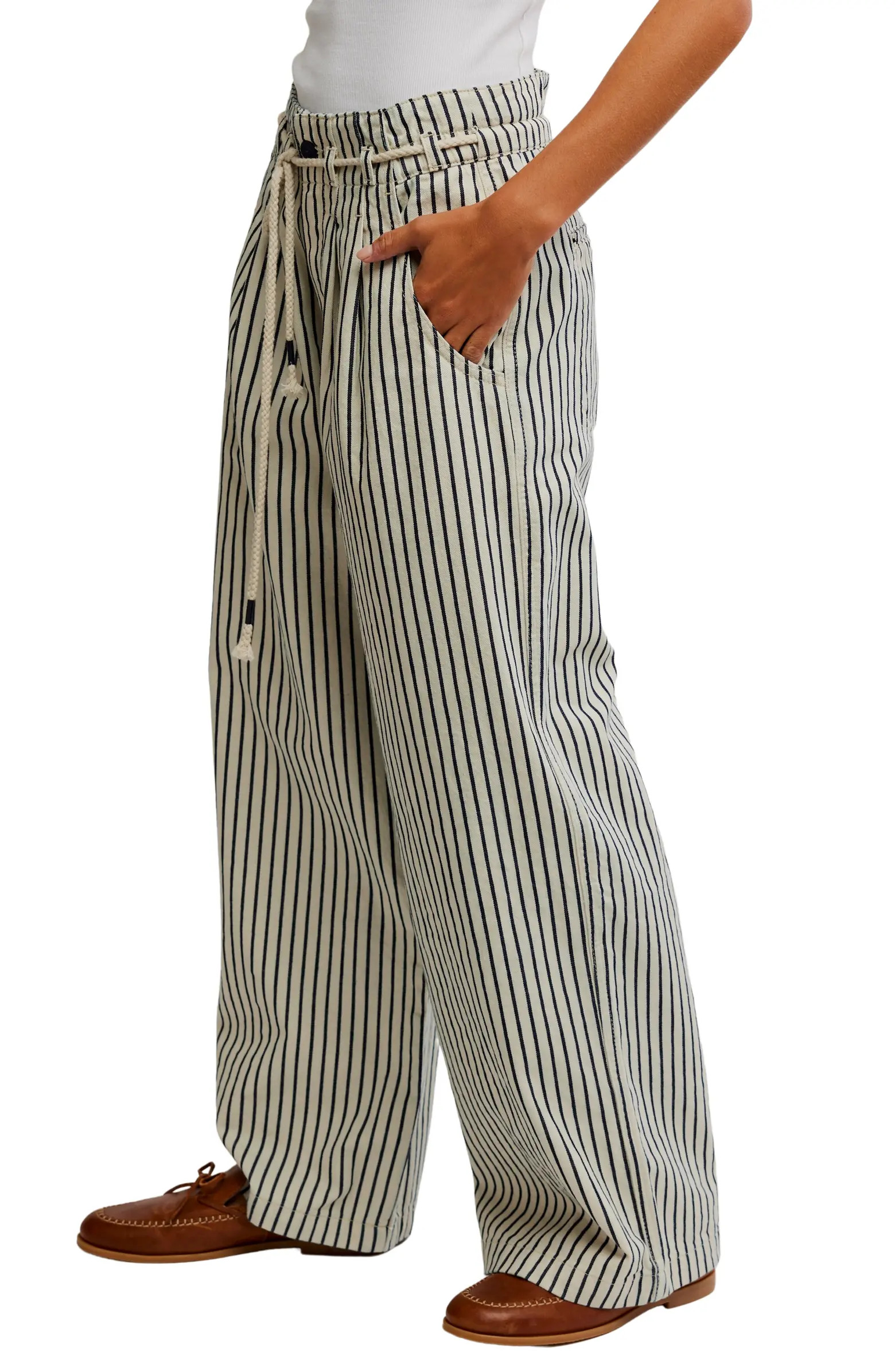 Dakota Stripe Wide Leg Pants | Nordstrom
