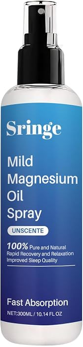 Magnesium Oil Spray for Muscle Comfort, Fast-Absorbing Magnesium Spray for Daily Relaxation & Str... | Amazon (US)