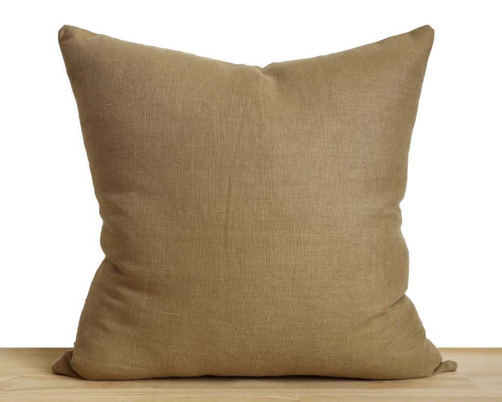 Linen Pillow Cover, Ochre | Coterie, Brooklyn