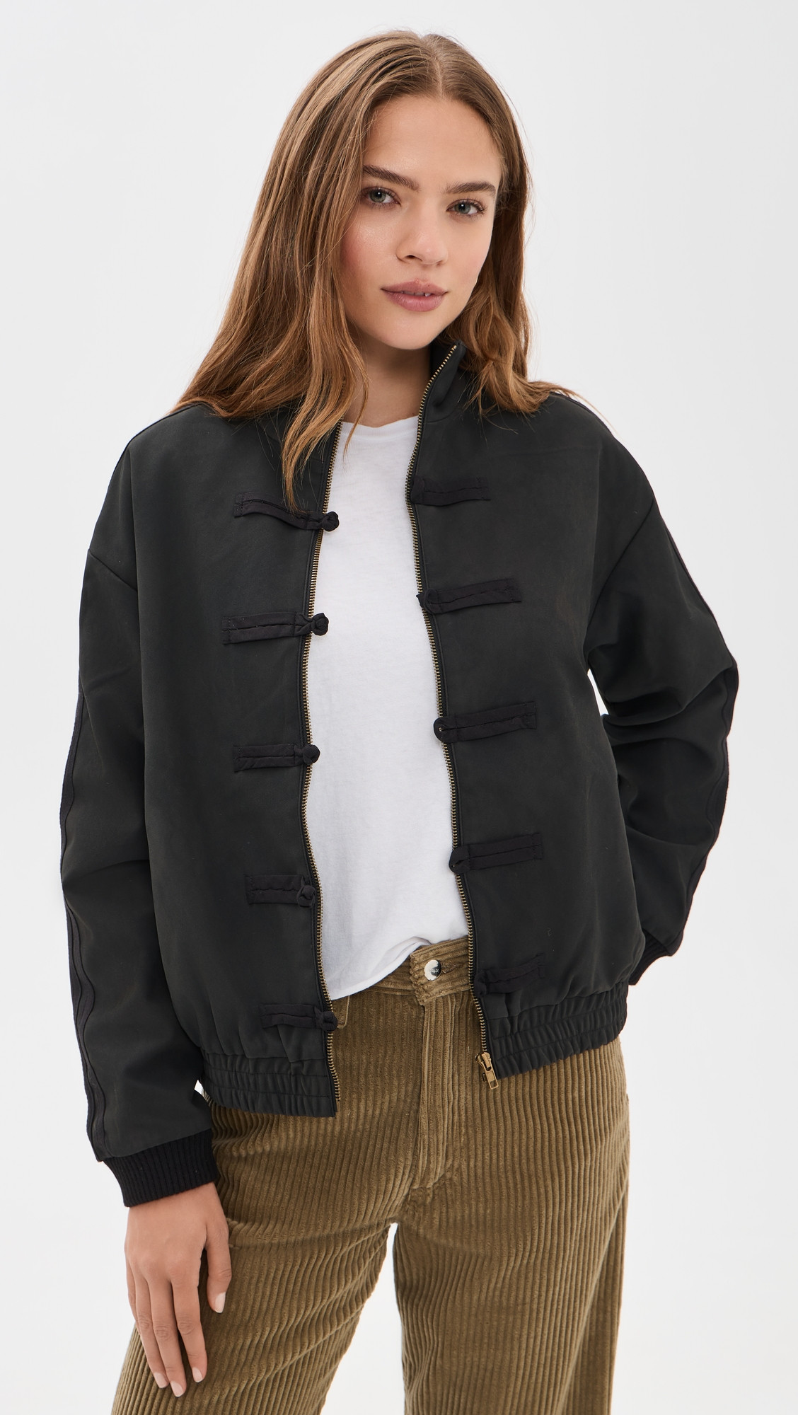 Bailey Rose Faux Suede Jacket Black M | Shopbop
