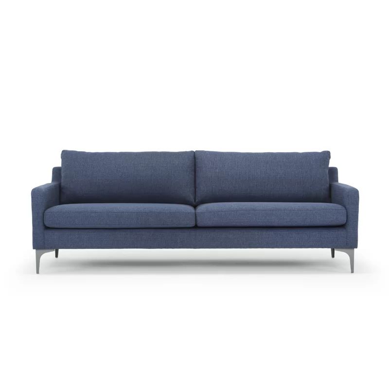 86" Wide Velvet Square Arm Sofa | Wayfair North America
