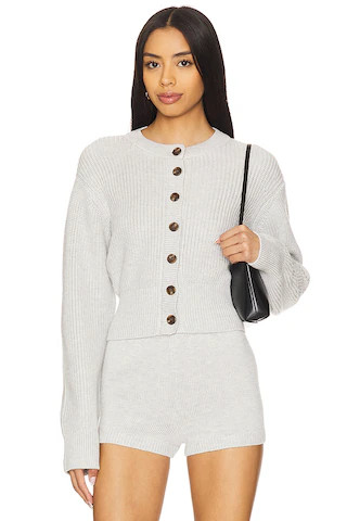 Lovers and Friends Darina Cardigan in Light Grey from Revolve.com | Revolve Clothing (Global)