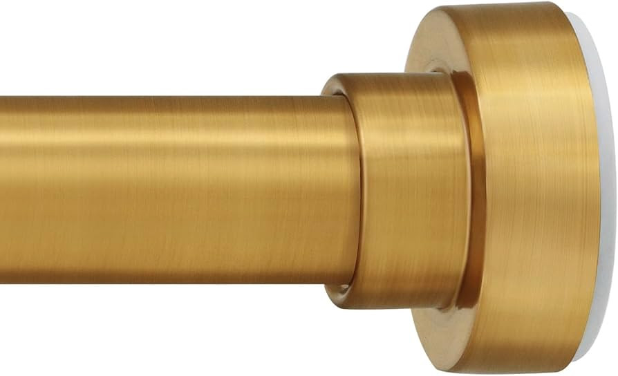 YNL Tension Curtain Rod 34-52inches(2.8-4.3ft)-Never Rust, Non-Slip, No Drill Tension Rod 34-52 I... | Amazon (US)